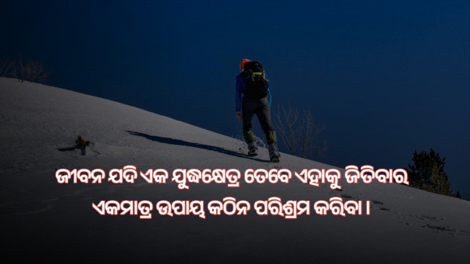 Powerful Odia Quotes for Hard work